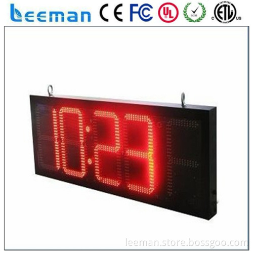 led digital clock display industrial timer led display led time and temperature display